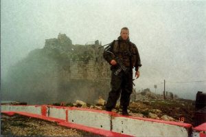 איציק רונן כמ"פ ג' בגדוד 82 במהלך פעילות מבצעית בלבנון - במוצב הבופור