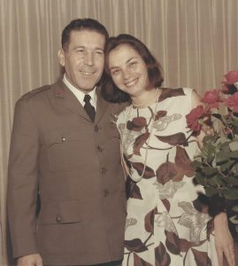 חגית וטליק באירוע ב-1970	