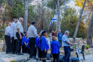 הורדת הדגל לחצי התורן על ידי חנן צימרמן ודרור בן הרואה